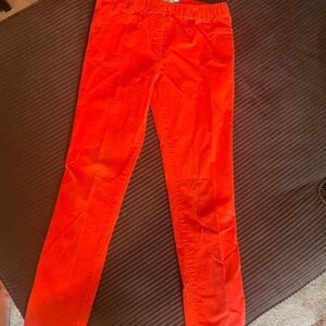 Mini Boden Vibrant Red Corduroy Pants